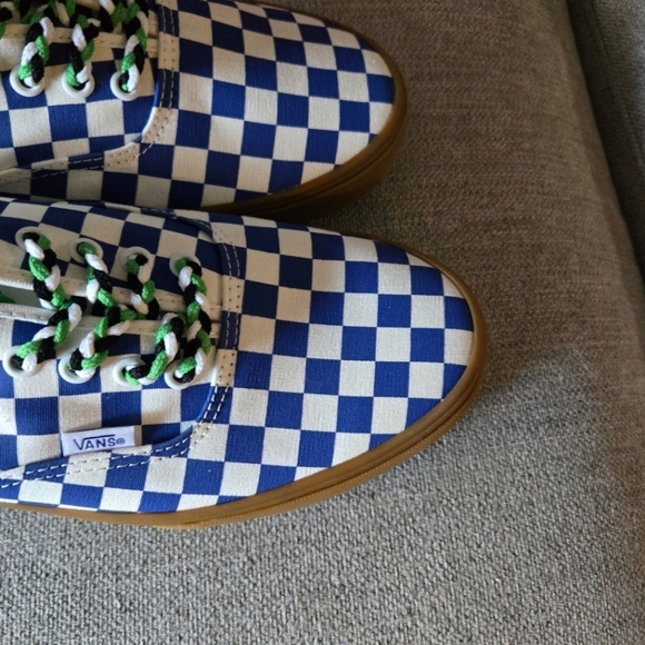 Vans Authentic Men Classic Checkerboard Blue and White New 122024 - Picture 7 of 9